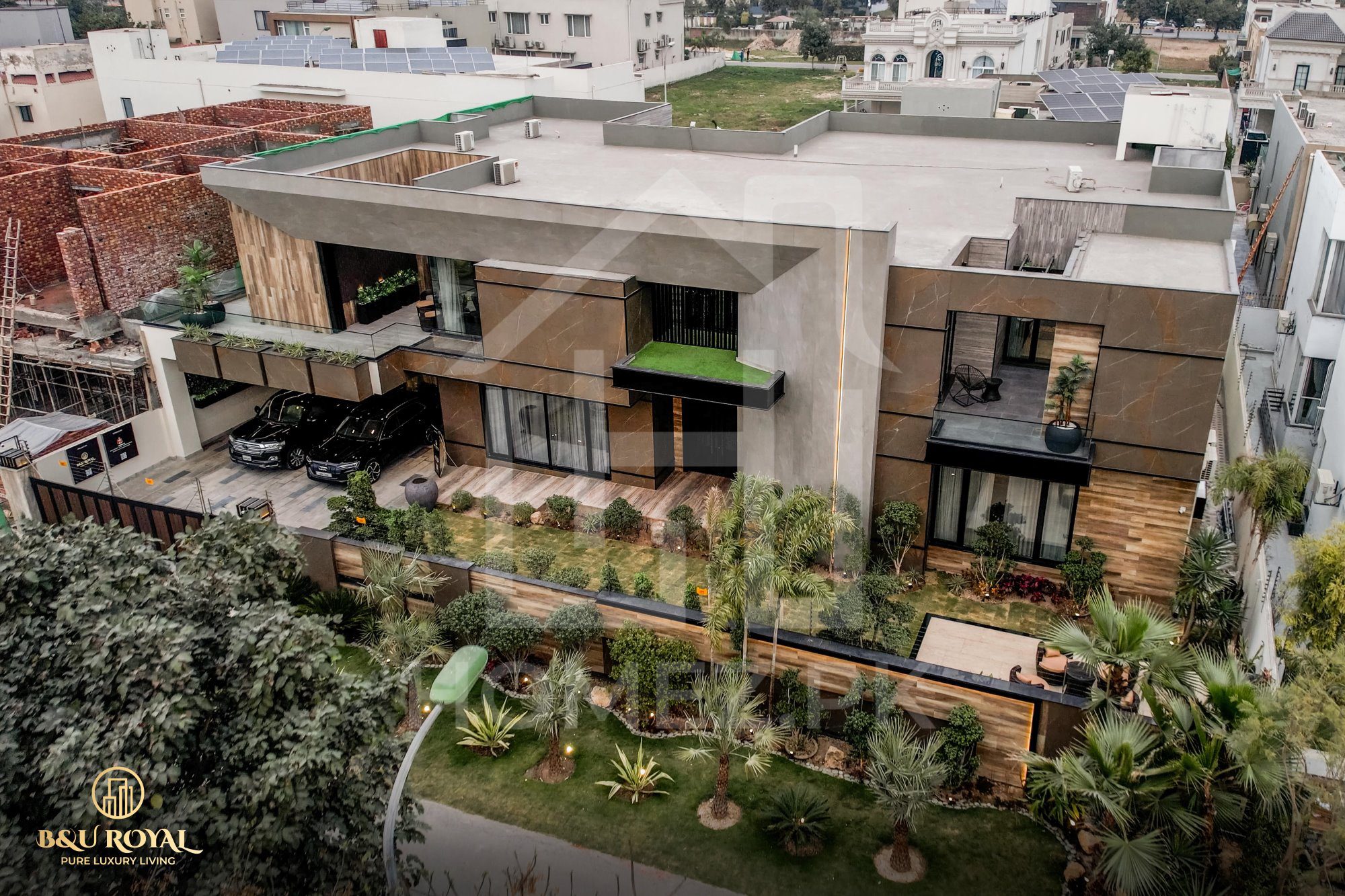 215 J drone 3 Galleria Design 2 Kanal Brand New Fully Furnished Bungalow For Sale At Prime Location in DHA Phase 6