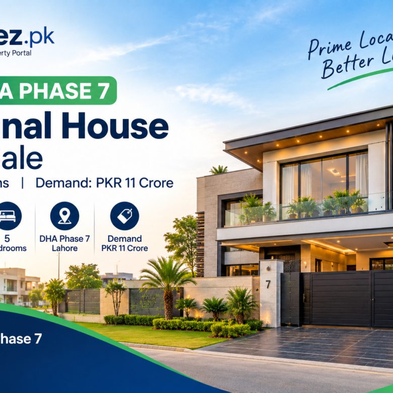 1 Kanal 5 Bedroom House for Sale in DHA Phase 7 Lahore