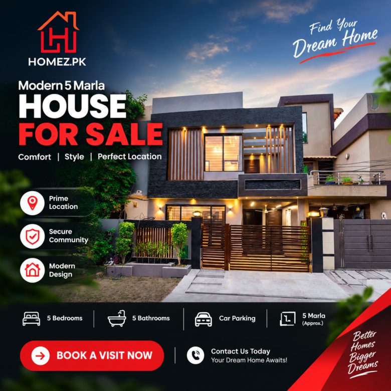 5 Marla Houses for Sale in DHA Phase 9 Town Lahore
