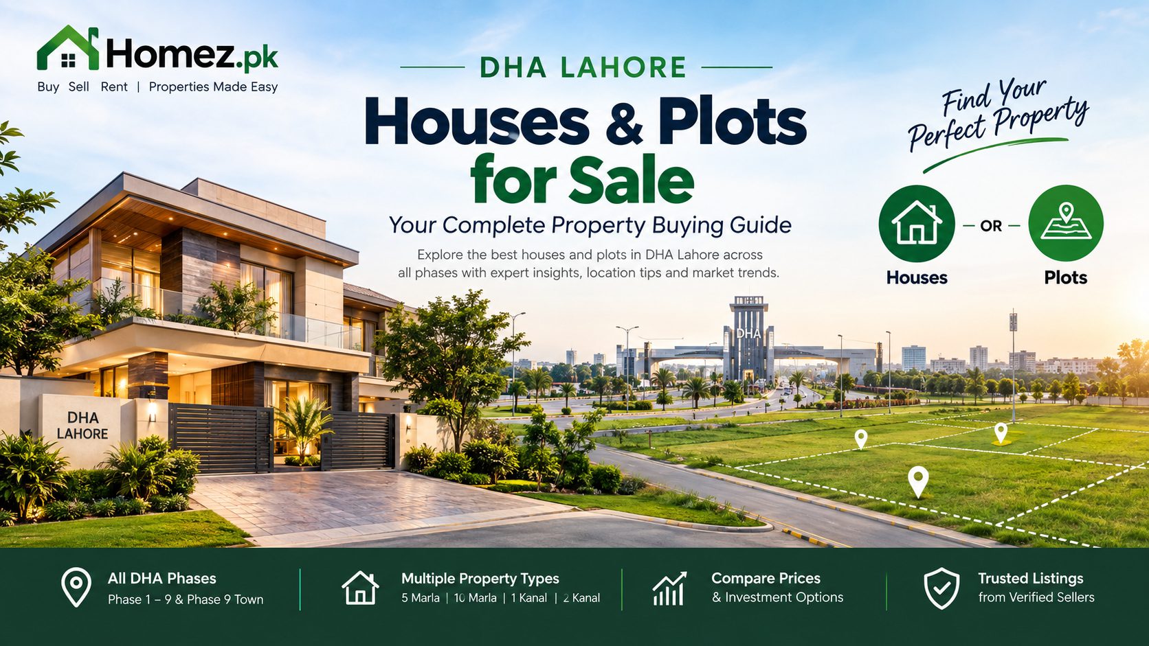 DHA Lahore houses and plots for sale