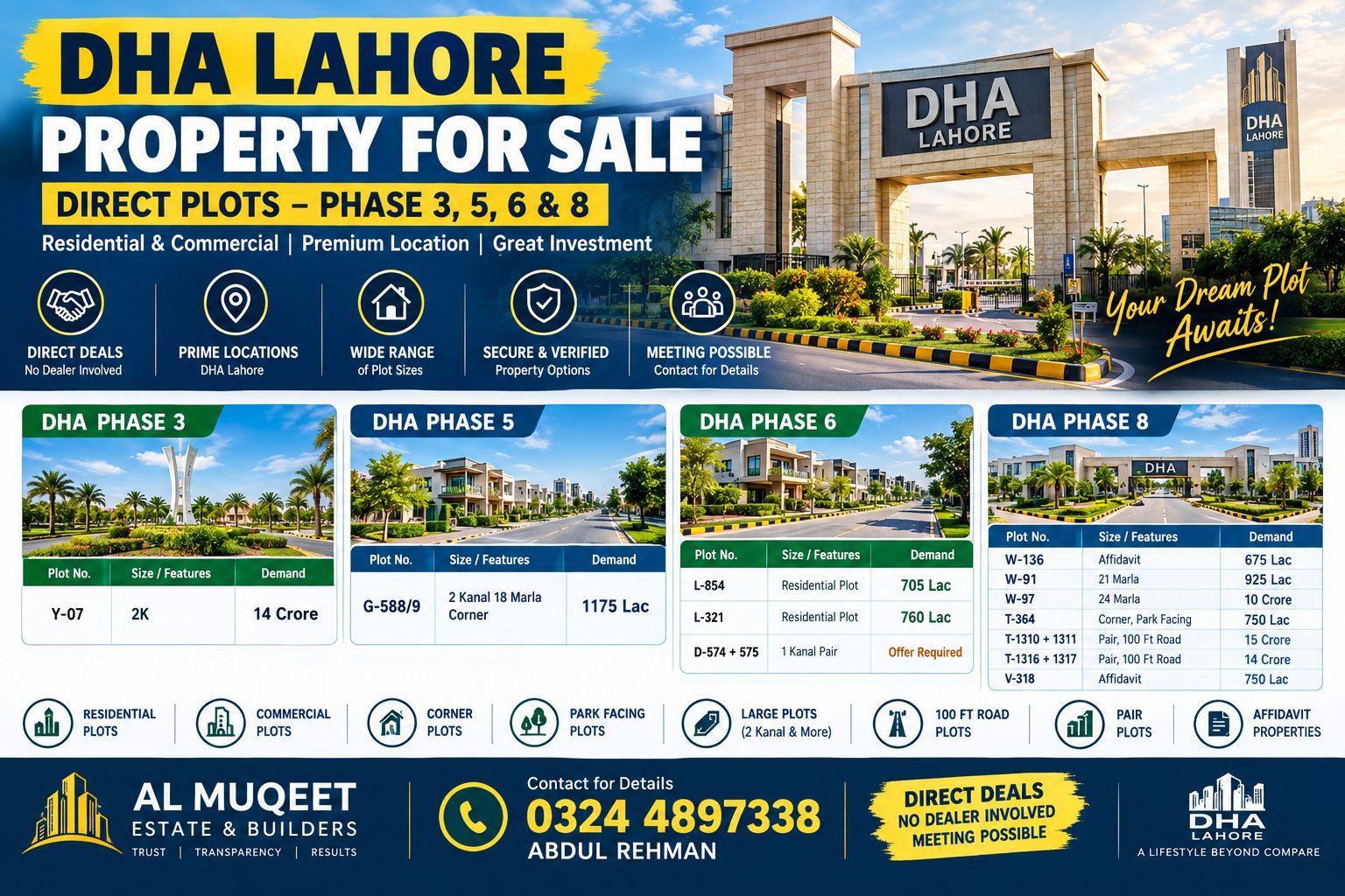 DHA Lahore property for sale