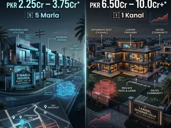 DHA Phase 6 Lahore Property Update September 2026: 5 Marla and 1 Kanal Houses, Prices and Latest Market News