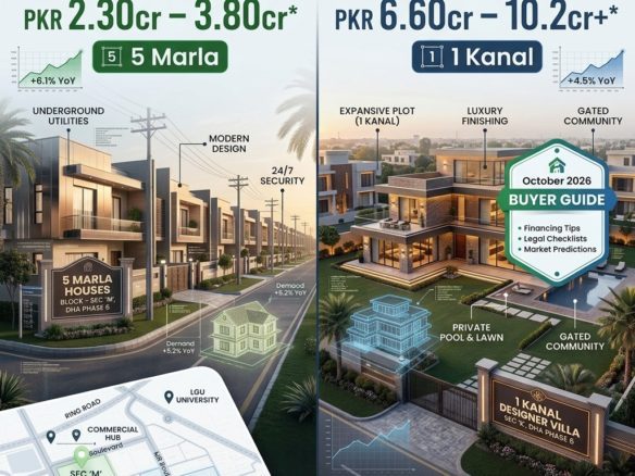 5 Marla House Prices in DHA Lahore: October 2026 Buyer Guide