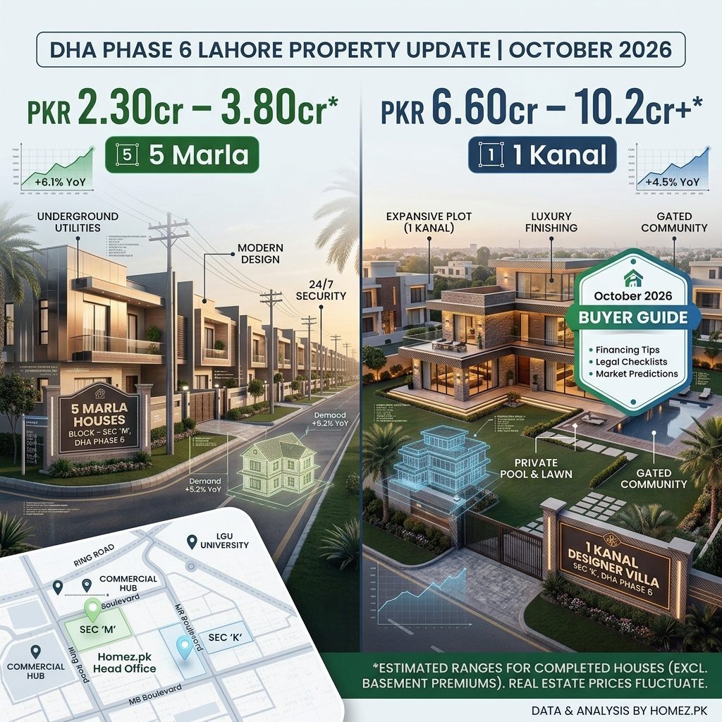 5 Marla House Prices in DHA Lahore: October 2026 Buyer Guide