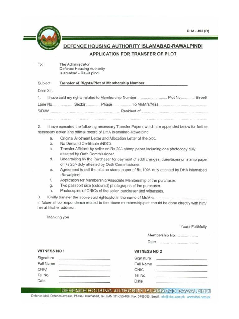 DHA Lahore plot files