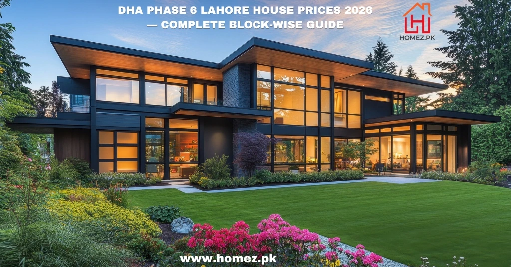 DHA Phase 6 Lahore House Prices 2026 — Complete Block-Wise Guide