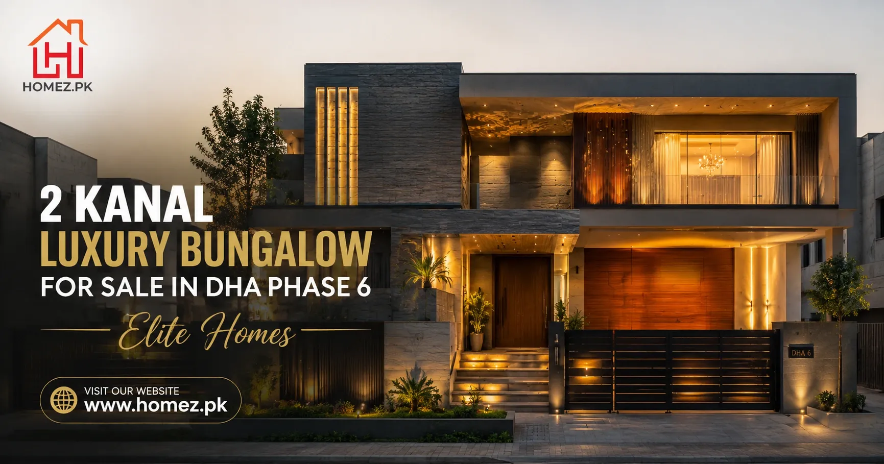 Prime 2 Kanal house for sale DHA Phase 9 Lahore — modern design, prime location, spacious bedrooms, elegant interiors, servant quarters.