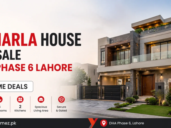 Explore a premium 10 Marla house for sale DHA Phase 6 Lahore with modern design, prime location, and excellent investment value.