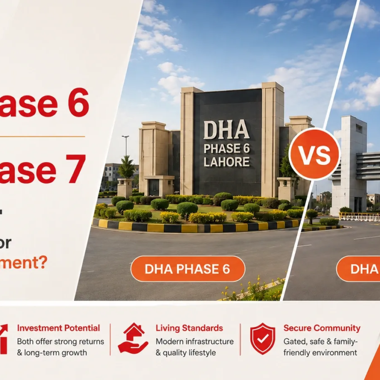 DHA Phase 6 vs DHA Phase 7 Lahore – Which Is Better for Living and Investment?