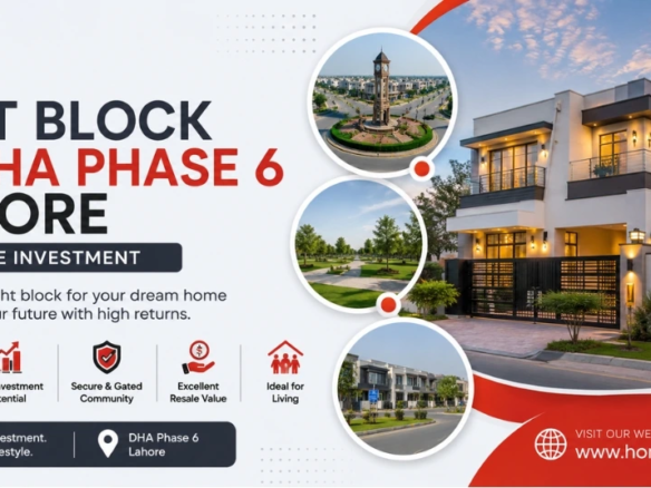 Discover the best block in DHA Phase 6 Lahore for home investment, offering prime location, modern amenities, strong value, and excellent growth potential.