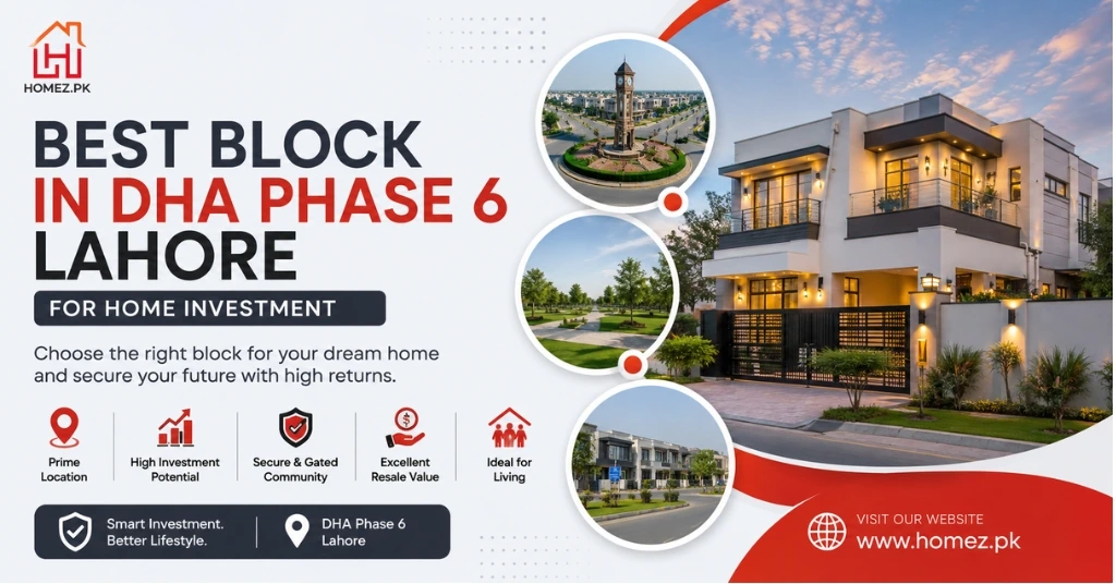 Best Block in DHA Phase 6 Lahore for Home Investment 