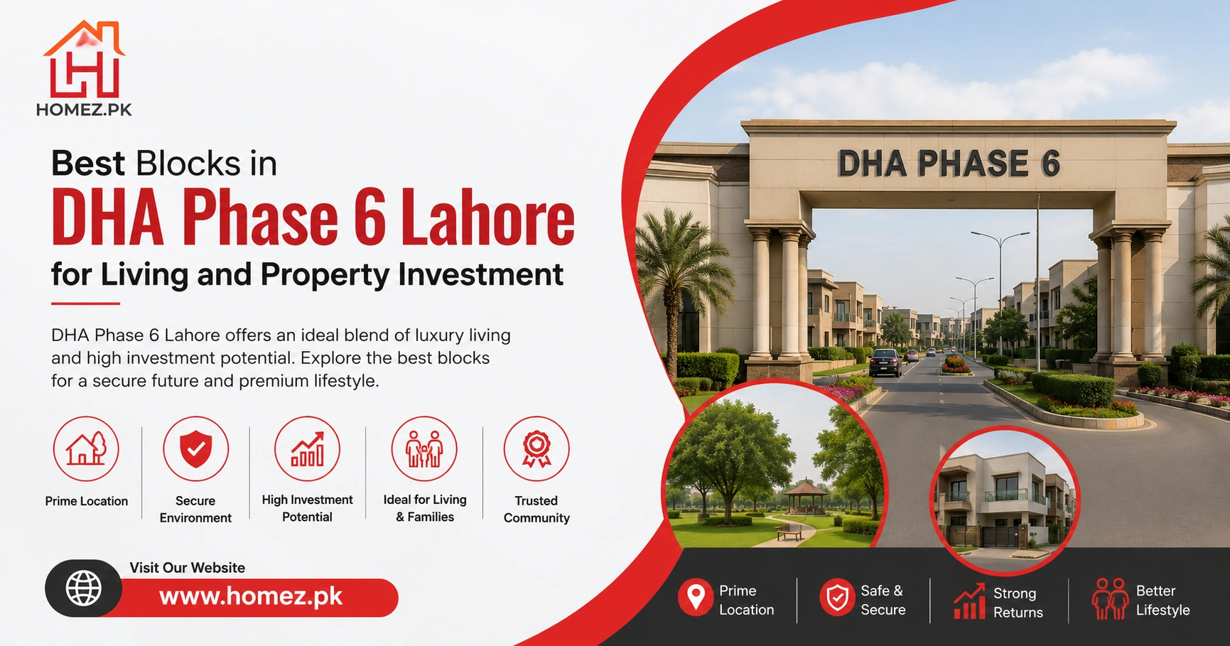 Affordable 10 Marla house for sale DHA Phase 6 with modern design, spacious rooms, prime location, and excellent investment potential.