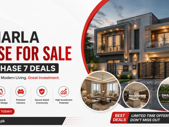 Explore 10 Marla house for sale DHA Phase 7 with the latest 2026 deals, prime locations, modern features, and investment opportunities.